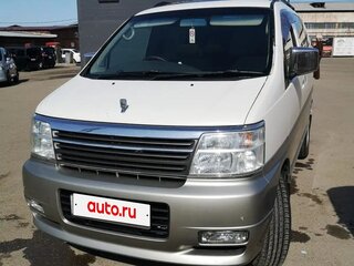 2001 Nissan Elgrand I (E50), белый, 780000 рублей, вид 1