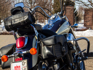 1999 Honda Shadow 400, синий, 400000 рублей, вид 1
