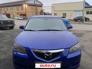 2007 Mazda 3 I (BK) Рестайлинг, синий, 445000 рублей, вид 3