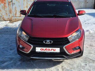 2018 Lada (ВАЗ) Vesta SW Cross I, красный, 900000 рублей, вид 3