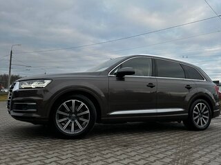2016 Audi Q7 II (4M), коричневый, 3700000 рублей, вид 5