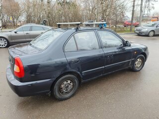 2005 Hyundai Accent ТагАЗ II, чёрный, 247000 рублей, вид 3