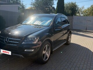 2011 Mercedes-Benz M-Класс 350 II (W164) Рестайлинг, чёрный, 1980000 рублей, вид 1