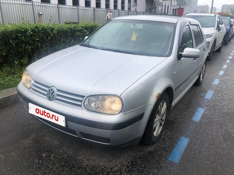 2003 Volkswagen Golf IV, серебристый, 199999 рублей, вид 1