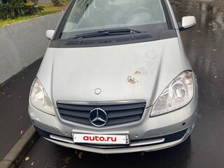 2008 Mercedes-Benz A-Класс 170 II (W169) Рестайлинг, серебристый, 500000 рублей, вид 3