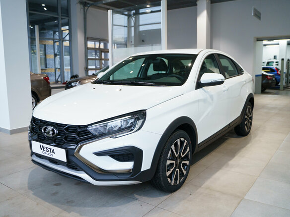 2026 Lada (ВАЗ) Vesta Cross I Рестайлинг (NG), белый - вид 14