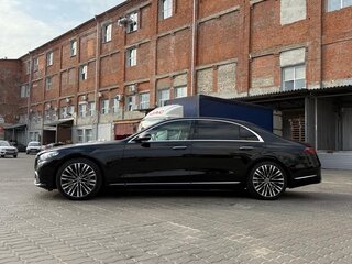 2021 Mercedes-Benz S-Класс 450 Long 4MATIC VII (W223), чёрный, 9600000 рублей, вид 4