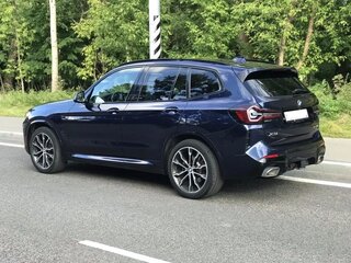 2022 BMW X3 30i xDrive III (G01) Рестайлинг, синий, 4950000 рублей, вид 4