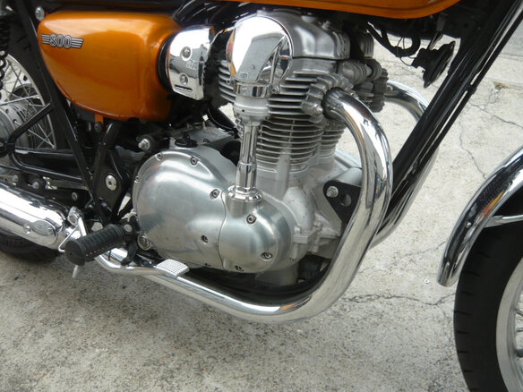 2013 Kawasaki W 800, золотистый, 440000 рублей - вид 6