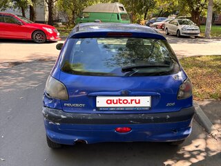 2003 Peugeot 206, синий, 120000 рублей, вид 2