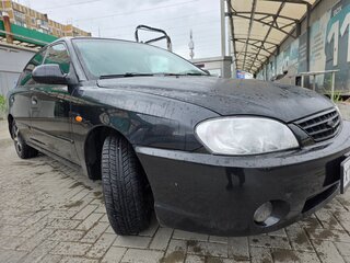 2008 Kia Spectra I Рестайлинг 2, чёрный, 189000 рублей, вид 1