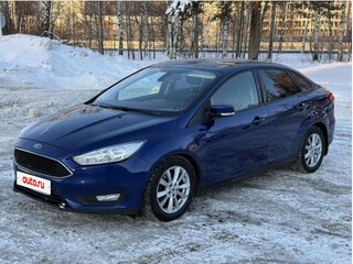 2017 Ford Focus III Рестайлинг, синий, 1050000 рублей, вид 1