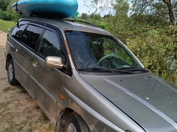 2001 Kia Joice, золотистый, 155000 рублей - вид 9