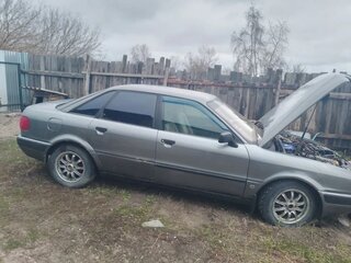 1992 Audi 80 V (B4), серебристый, 230000 рублей, вид 2