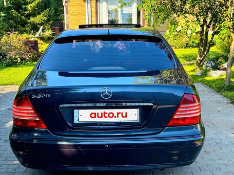 2000 Mercedes-Benz S-Класс 320 IV (W220), чёрный, 850000 рублей, вид 3