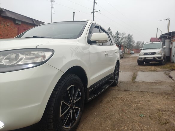 2008 Hyundai Santa Fe II, белый, 1300000 рублей - вид 17