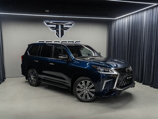 2018 Lexus LX 570 III Рестайлинг 2, синий, 10794000 рублей, вид 3