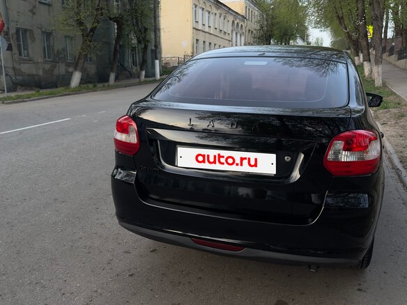 2015 Lada (ВАЗ) Granta I, чёрный, 500000 рублей - вид 4