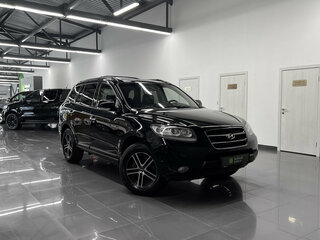 2008 Hyundai Santa Fe II, чёрный, 1095000 рублей, вид 5
