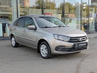 2019 Lada (ВАЗ) Granta I Рестайлинг, серый, 595000 рублей, вид 3