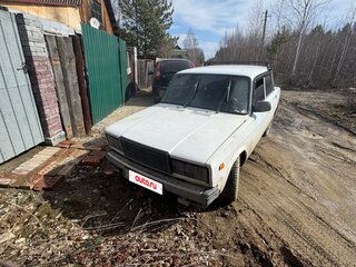 2005 Lada (ВАЗ) 2107, белый, 100000 рублей, вид 2