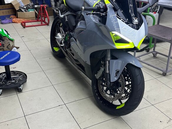 2022 Ducati Panigale V2, голубой, 1400000 рублей - вид 8