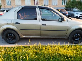 2012 Renault Logan I Рестайлинг, бежевый, 280000 рублей, вид 2