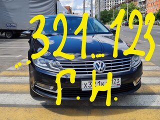 2013 Volkswagen Passat CC I Рестайлинг, чёрный, 1299000 рублей, вид 1