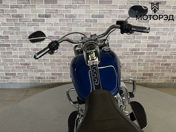 2022 Harley-Davidson Fat Boy, синий - вид 1
