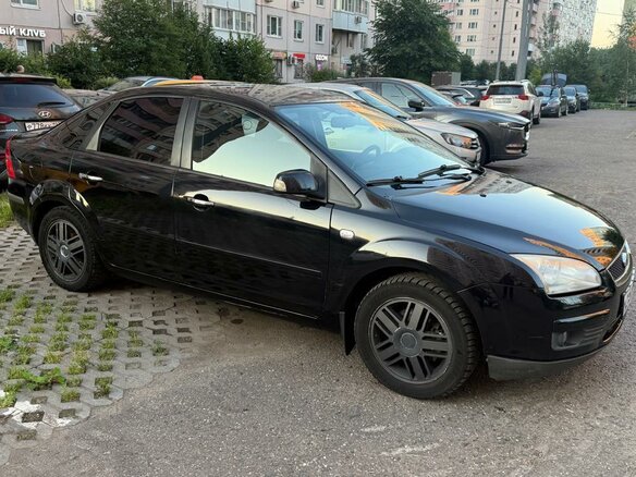 2007 Ford Focus II, чёрный, 335000 рублей - вид 2