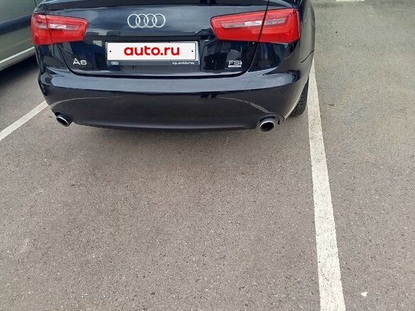 2013 Audi A6 IV (C7), чёрный, 1350000 рублей - вид 3