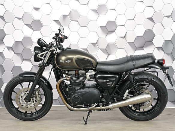 2021 Triumph Street Twin, серый, 747000 рублей - вид 3