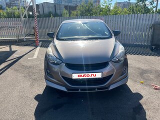 2013 Hyundai Elantra V (MD), коричневый, 930000 рублей, вид 3