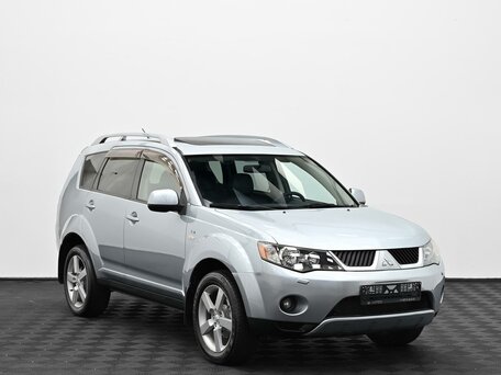 2007 Mitsubishi Outlander II, серебристый, 779000 рублей, вид 1