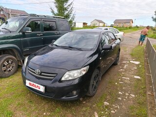 2008 Toyota Corolla X (E140, E150), чёрный, 820000 рублей, вид 2