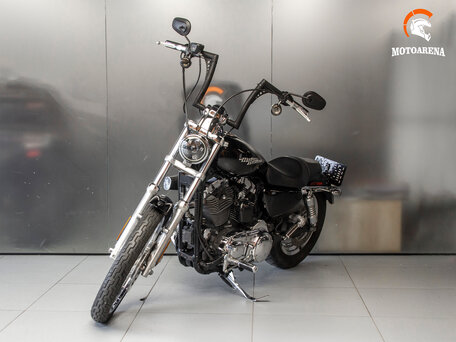 2008 Harley-Davidson Sportster 1200, чёрный, 657498 рублей, вид 3