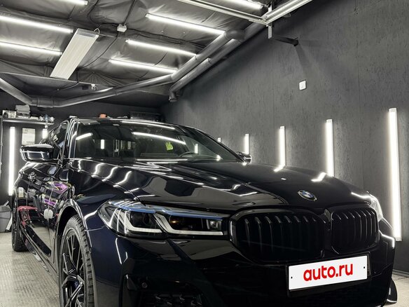 2020 BMW 5 серии 530i VII (G30/G31/G38) Рестайлинг, синий, 4700000 рублей - вид 2