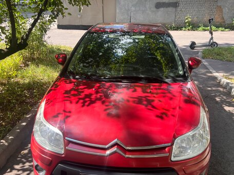2010 Citroen C4 I Рестайлинг, красный, 315000 рублей, вид 2