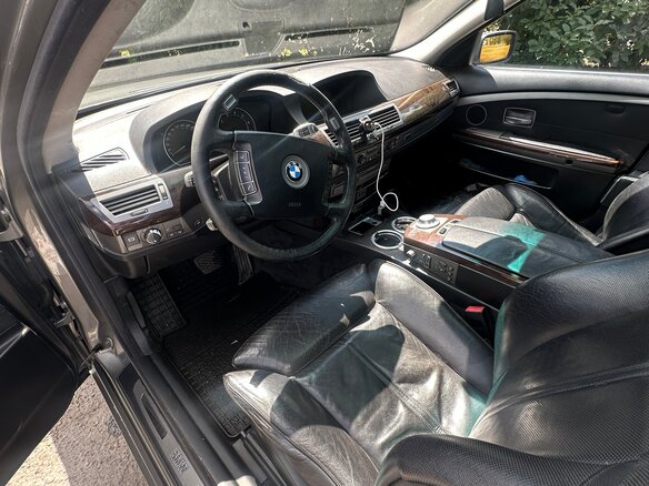2002 BMW 7 серии 745i IV (E65/E66), серый, 550000 рублей - вид 1
