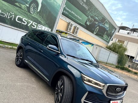 2023 Geely Monjaro (Xingyue L) I, синий, вид 4
