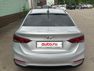 2017 Hyundai Solaris II, серебристый, 1290000 рублей, вид 4