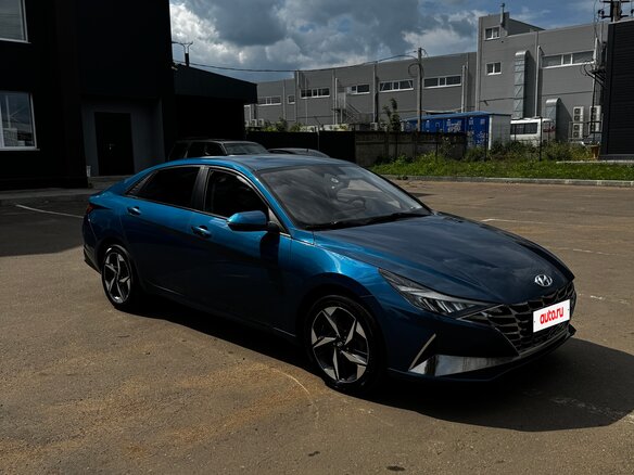 2021 Hyundai Elantra VII (CN7), синий, 1750000 рублей