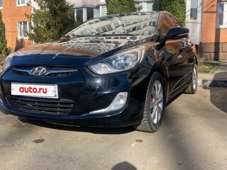 2011 Hyundai Solaris I, чёрный, 900000 рублей, вид 1