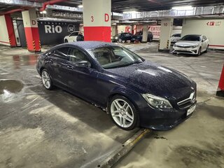 2015 Mercedes-Benz CLS 350 BlueTEC II (C218) Рестайлинг, синий, 2900000 рублей, вид 3