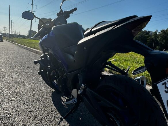 2020 Yamaha MT-03, синий, 490000 рублей - вид 8