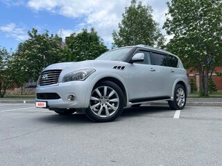 2012 Infiniti QX56 II, серебристый, 2550000 рублей, вид 2
