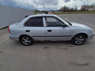 2005 Hyundai Accent ТагАЗ II, серебристый, 190000 рублей, вид 2