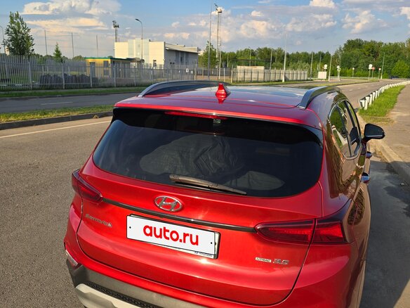 2019 Hyundai Santa Fe IV, оранжевый, 3406000 рублей - вид 6