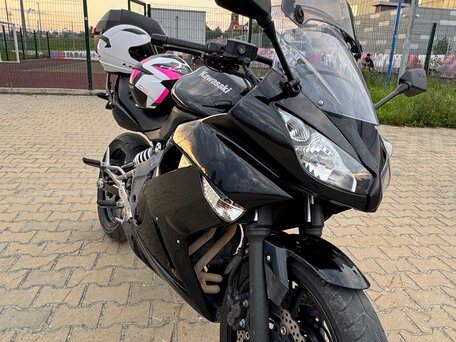 2011 Kawasaki ER-4F (Ninja 400R), чёрный, 380000 рублей, вид 2