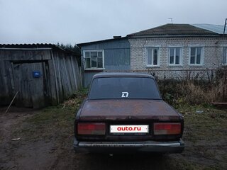 2007 Lada (ВАЗ) 2107, пурпурный, 75000 рублей, вид 2